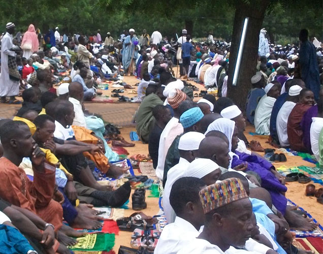 Prière de fin de Ramadan à Niamey
