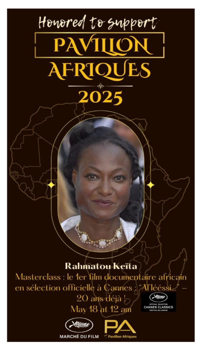 rahmatou keita a lhonneur au pavillon afriques 2025 20 ans dun film pionnier a cannes 3