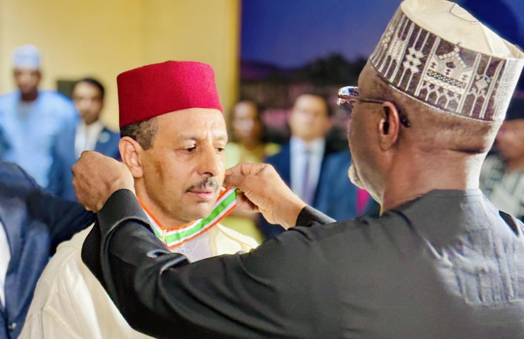lambassadeur du maroc Allal EL Achab en fin de mission au Niger