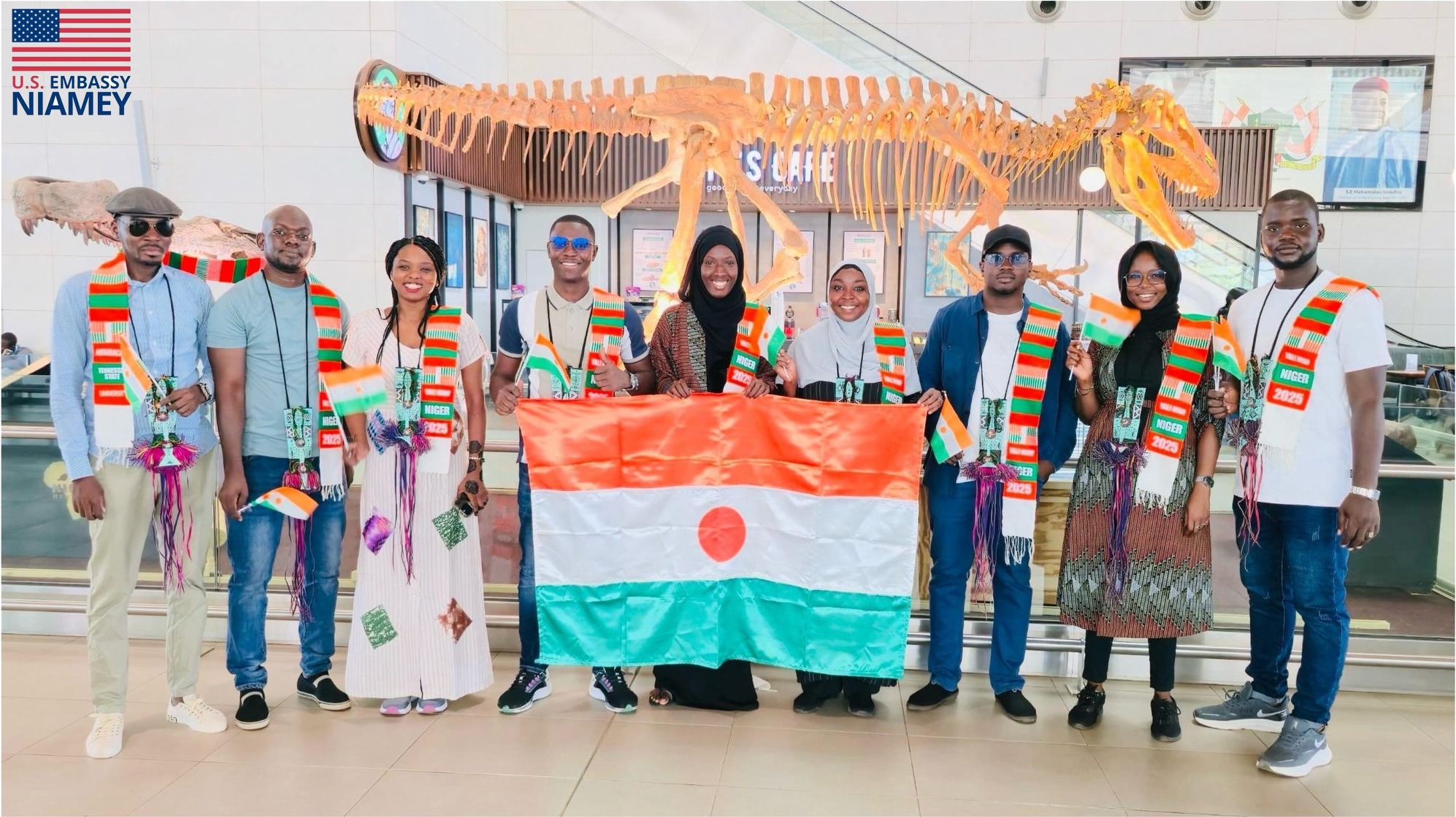 les boursiers nigeriens de la mandela washington fellowship 2025 sont arrives aux etats unis