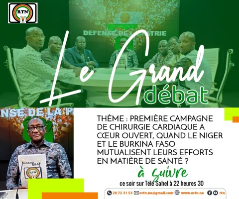 grand debat sur tele sahel cooperation niger burkina autour de la chirurgie cardiaque