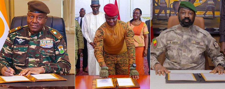 Abdourahamane Tiani Assimi Goita Ibrahim Traore