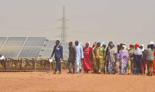 visite de la ministre de lenergie sur les installations de la nigelec