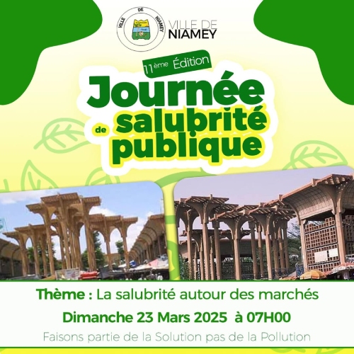 salubrite autour des marches Niamey 