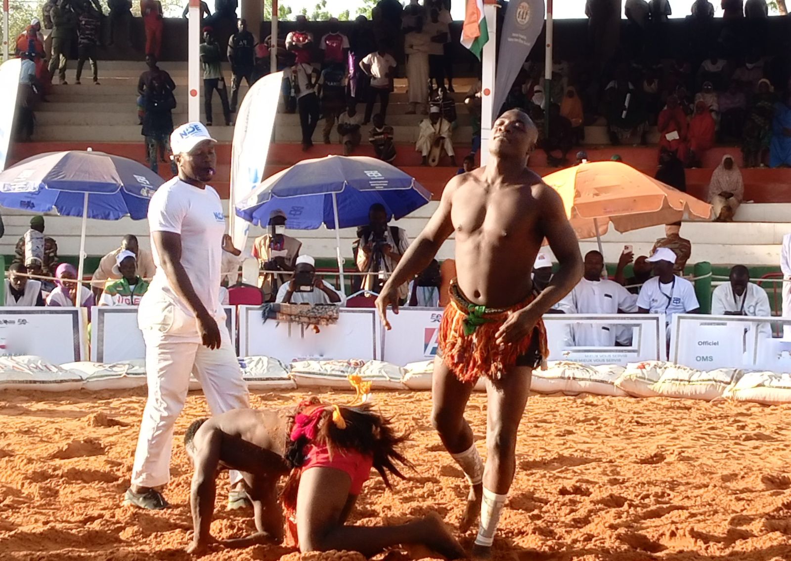 sabre national de lutte traditionnelle 2025 cinquieme journee sous le signe de la cohesion nationale